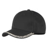 Hoce Fashion Rhinestone Denim Baseball Cap Studded Bling Hat for Women