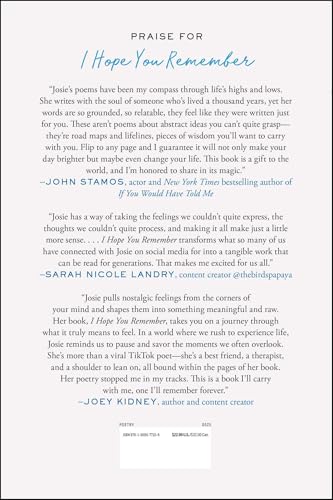 I Hope You Remember: Poems on Loving, Longing, and Living