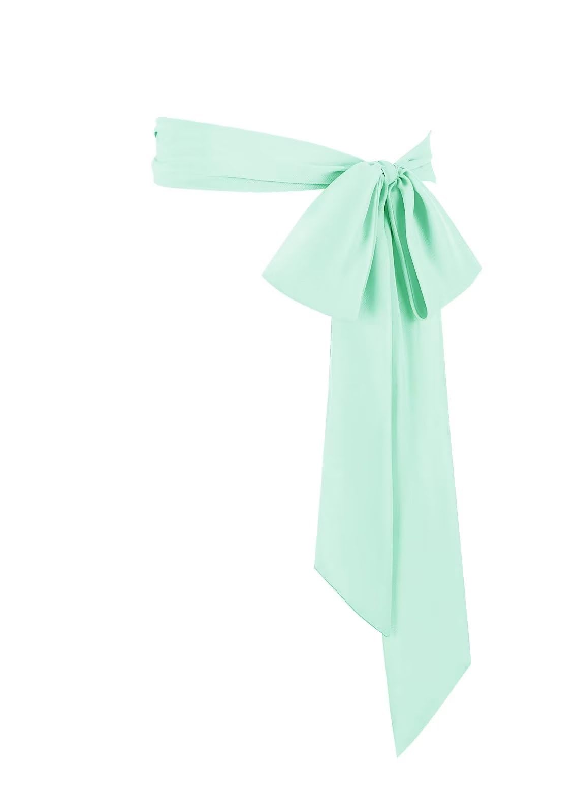 Women's Long Chiffon Sash Waist Belt For Bridal Wedding Bridesmaid Prom Formal Special Occasion Dresses Belt 3'' Wide