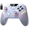 EasySMX X20 Wireless Gaming Controller with RGB Backlit, 2-Stage Hall Effect Stick, 1000Hz Polling Rate, 6-Axis Gyro on Multi-Platform, Mech Buttons- Compatible with PC/Switch/Steam/Android