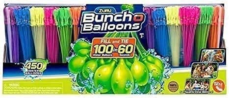 Bunch O Balloons Crazy Color by ZURU, 200+ Rapid-Filling Self-Sealing Water Balloons for Outdoor Family, Friends, Children Summer Fun, Amazon Exclusive (6 Pack)