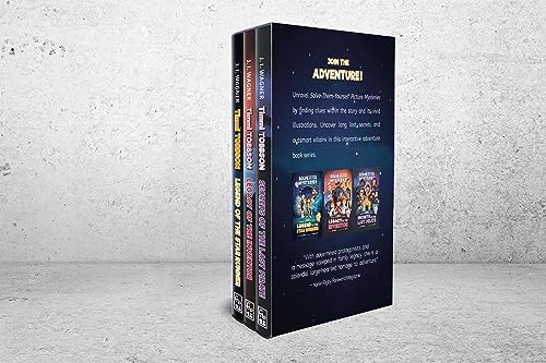 Timmi Tobbson Big Boxed Set: Solve-Them-Yourself Picture Mystery Adventures for Boys and Girls aged 8-12 (Books 1-3)