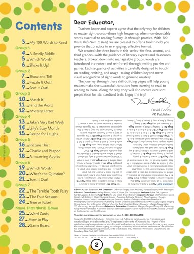 100 Words Kids Need to Read by 2nd Grade