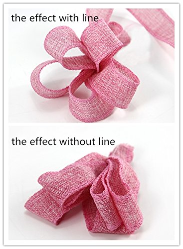 Burlap Ribbon Perfect for Wedding Home Decoration Gift Wrap Bows Made Handmade Art Crafts 1-1/2 Inch X 10 Yard Spool (Green)