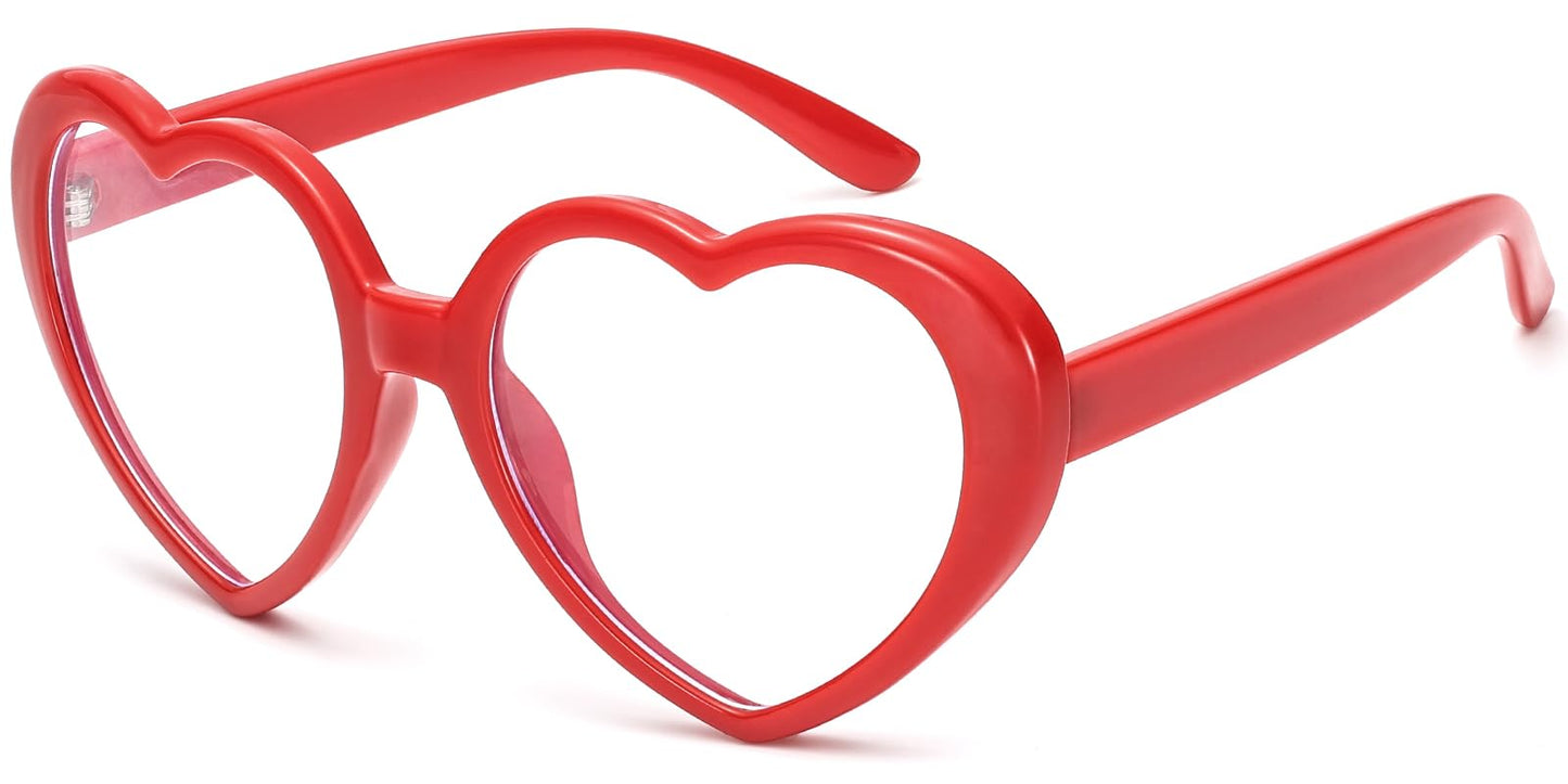 IOHLNG Heart Sunglasses for Women Men Oversized Trendy Love Shaped Sunglasses Retro Lovely Fashion Cute Sun Glasses