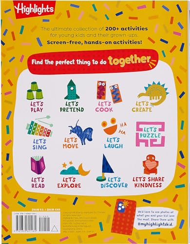 The Highlights Big Book of Activities for Little Kids: The Ultimate Book of Activities to Do With Kids, 200+ Crafts, Recipes, Puzzles and More For Kids and Grown-Ups (Highlights Books for Little Kids)