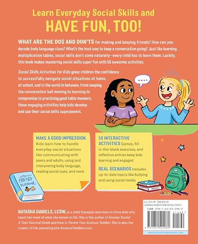 Social Skills Activities for Kids: 50 Fun Exercises for Making Friends, Talking and Listening, and Understanding Social Rules
