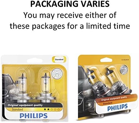 PHILIPS - 12362B2 H11 Standard Halogen Replacement Headlight Bulb, 2 Pack