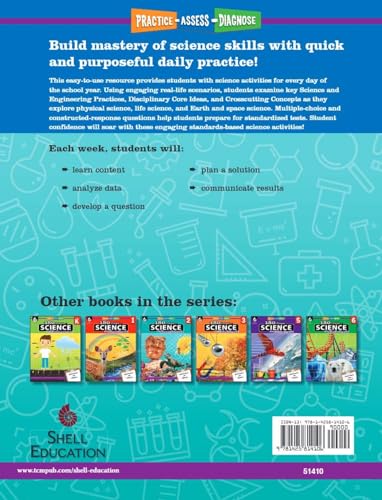 180 Days™: Science, Earth and Space Science for 4th Grade Practice Workbook for Classroom and Home, Cool and Fun Practice Created by Teachers (180 Days of Practice)