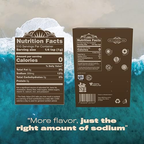 Sí Salt, Colima Sea Salt, Crystals, Kosher, Unrefined, Hand Harvested (18 oz, Coarse Sea Salt)