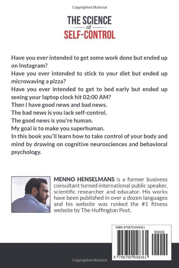 THE SCIENCE OF SELF-CONTROL: 53 Tips to stick to your diet, be more productive and excel in life