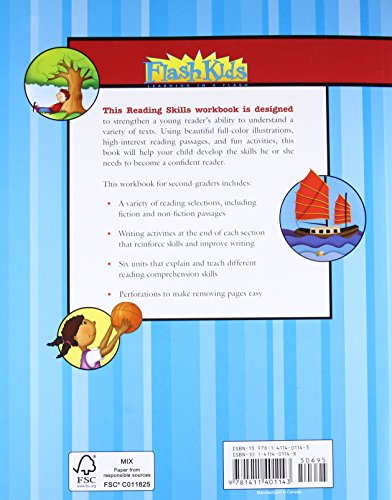 Reading Skills: Grade 2 (Flash Kids Harcourt Family Learning)