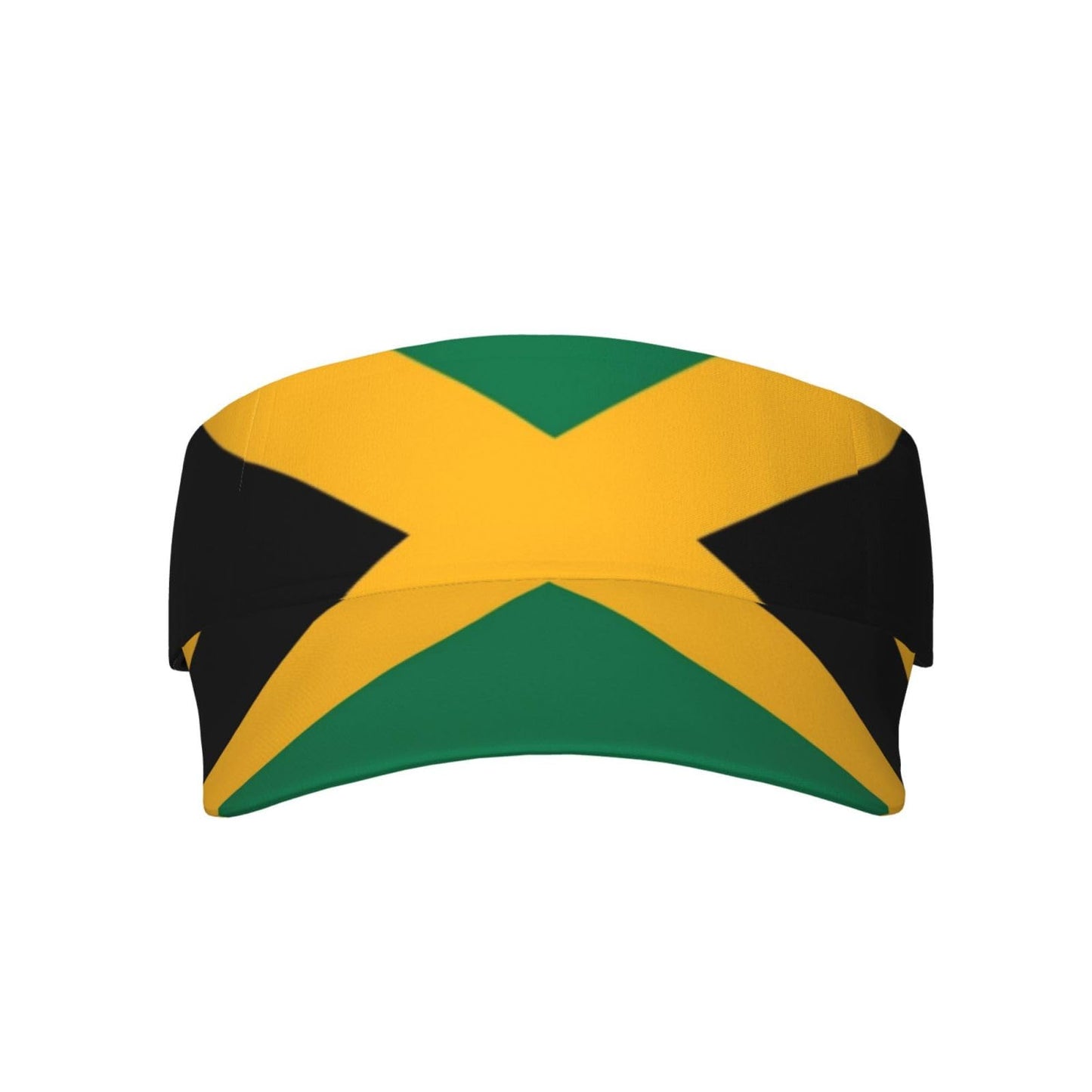 Retro Jamaica Flag Hat Women Men Adjustable Flag Sport Sun Visor Hat Summer Fashion Sun Cap Beach Flag Hat