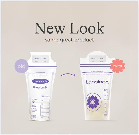 Lansinoh Breastmilk Storage Bags, 150 Count, Baby Essentials, Fast Freeze & Thaw Breast Milk Bags for Baby Bottle Feeding, Superior Strength & Stretch, 6 Ounce