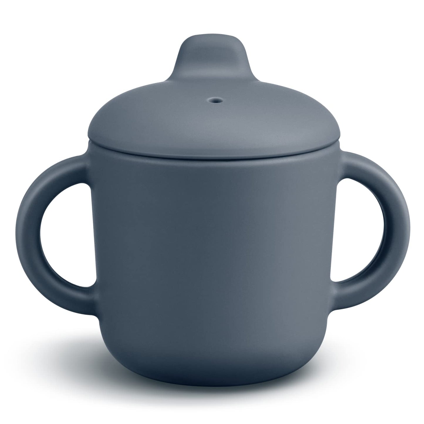 Silicone Sippy Cups for Baby 6 Months+, Leak Proof 5oz, Microwavable for 1+ Year Old (Gray)