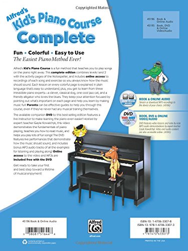 Alfred's Kid's Piano Course Complete: The Easiest Piano Method Ever!, Book & Online Audio