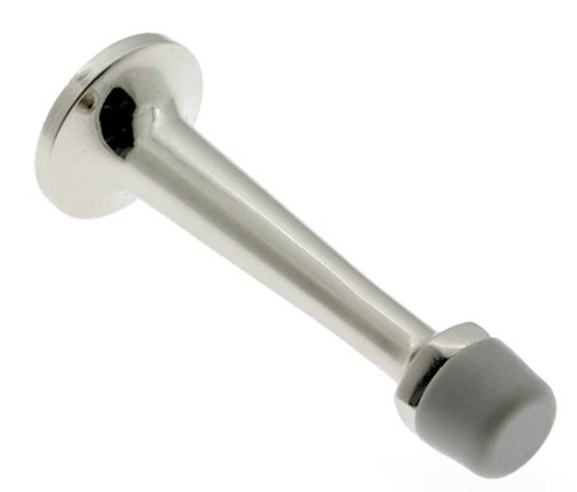 idh by St. Simons 13010-014 Professional Grade Quality Genuine Solid Brass Arrow Base Stop, 3-Inch, Bright Nickel