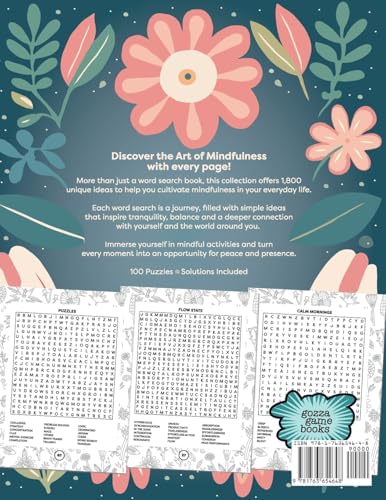 Mindfulness Word Search for Adults: Relaxing Puzzle Book for Stress & Anxiety Relief | Create Calm & Positivity in Your Life