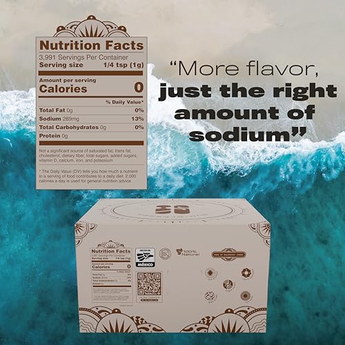 Sí Salt, Colima Sea Salt, Crystals, Kosher, Unrefined, Hand Harvested Bulk Size, Canning, FoodService (8.8 lbs, Coarse Sea Salt)