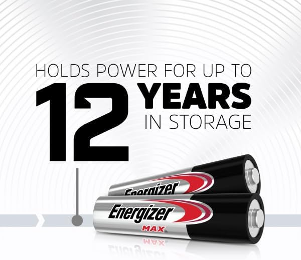 Energizer AA and AAA Batteries, 48 Count, Combo Pack Contains 24 Max Double A and 24 Max Triple A Batteries
