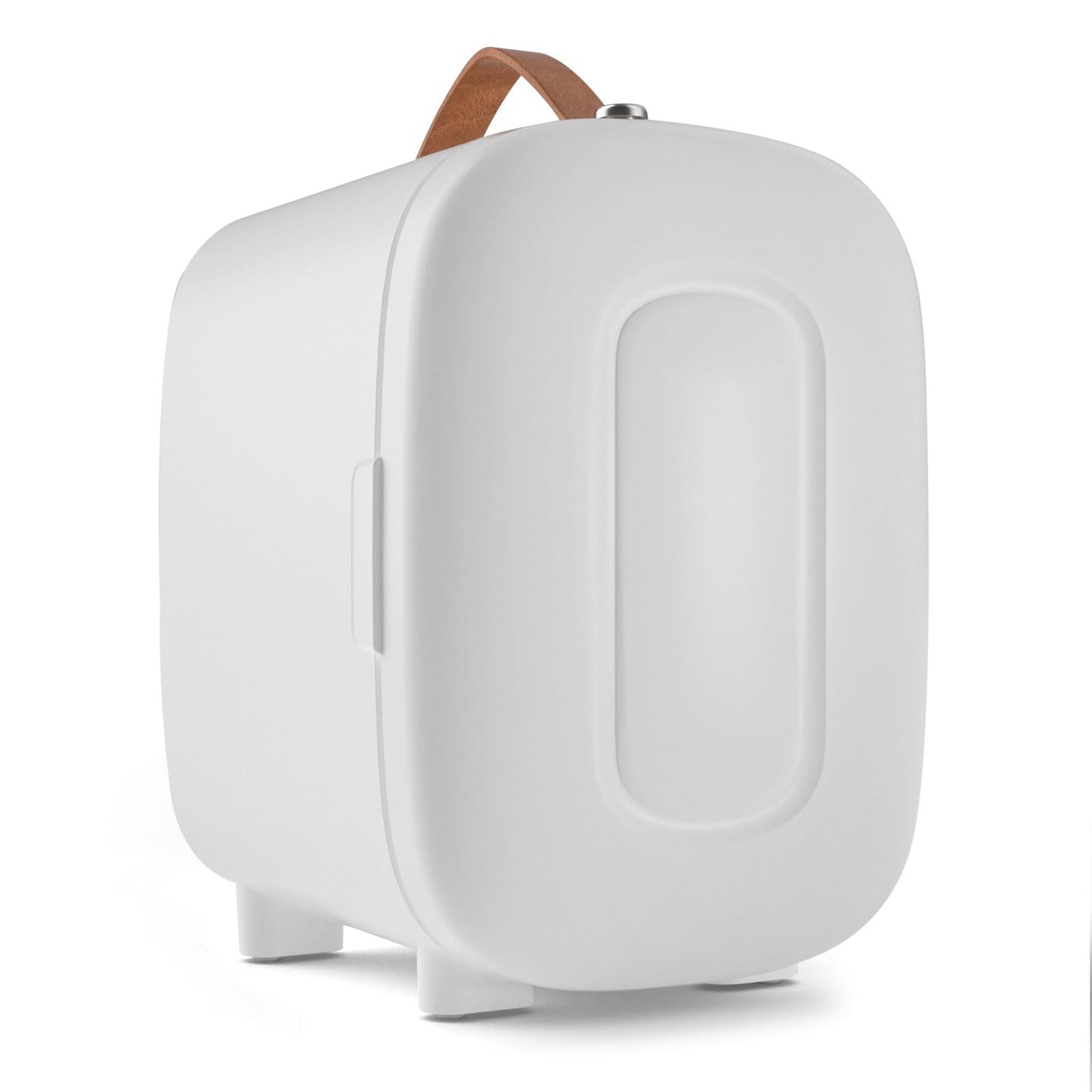 FANSEXPERT Mini Fridge for Bedroom, 4 Liter/6 Cans Skincare Small Refrigerator, AC/DC Portable Mini Cooler & Warmer, Small Fridge for Camping, Dorm, Office, Car (White)