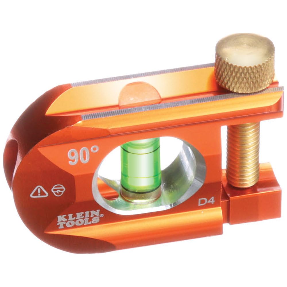 Klein Tools 935AB1V 2.5-Inch No-Dog Conduit Bending Level, 1 Vial, ACCU-BEND Level Eliminates Dog-Legs in Offsets and Saddle Bends