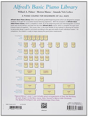 Alfred's Basic Adult Piano Course: Lesson Book, Level One