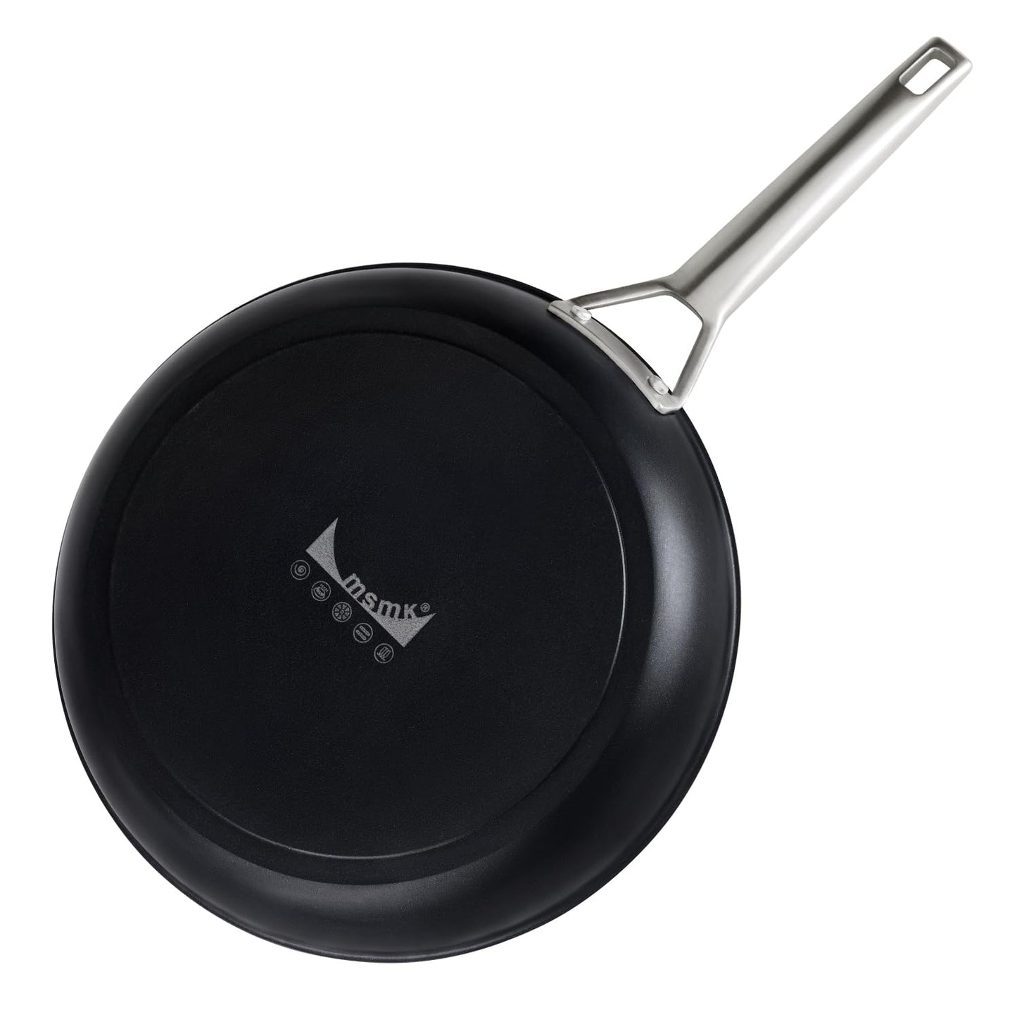 MsMk 7 inch Small Nonstick Frying Pan with Lid, Non stick Egg Omelet Skillet, PFAS & PFOA Free Non-Toxic, Induction Skillet, Oven Safe to 700°F Pan for Cooking, Dishwasher Safe
