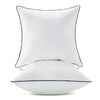 20x20 Inch Pillow Inserts Set of 2-100% Cotton Cover, Square Decorative Throw Pillows for Couch, Sofa, Chair, or Bed (2 Pack, 20x20 Inch)