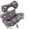 Shopping Cart Cover for Baby/Toddler, Cozy High Chair Cover, with Removable positioner, Dark Blue