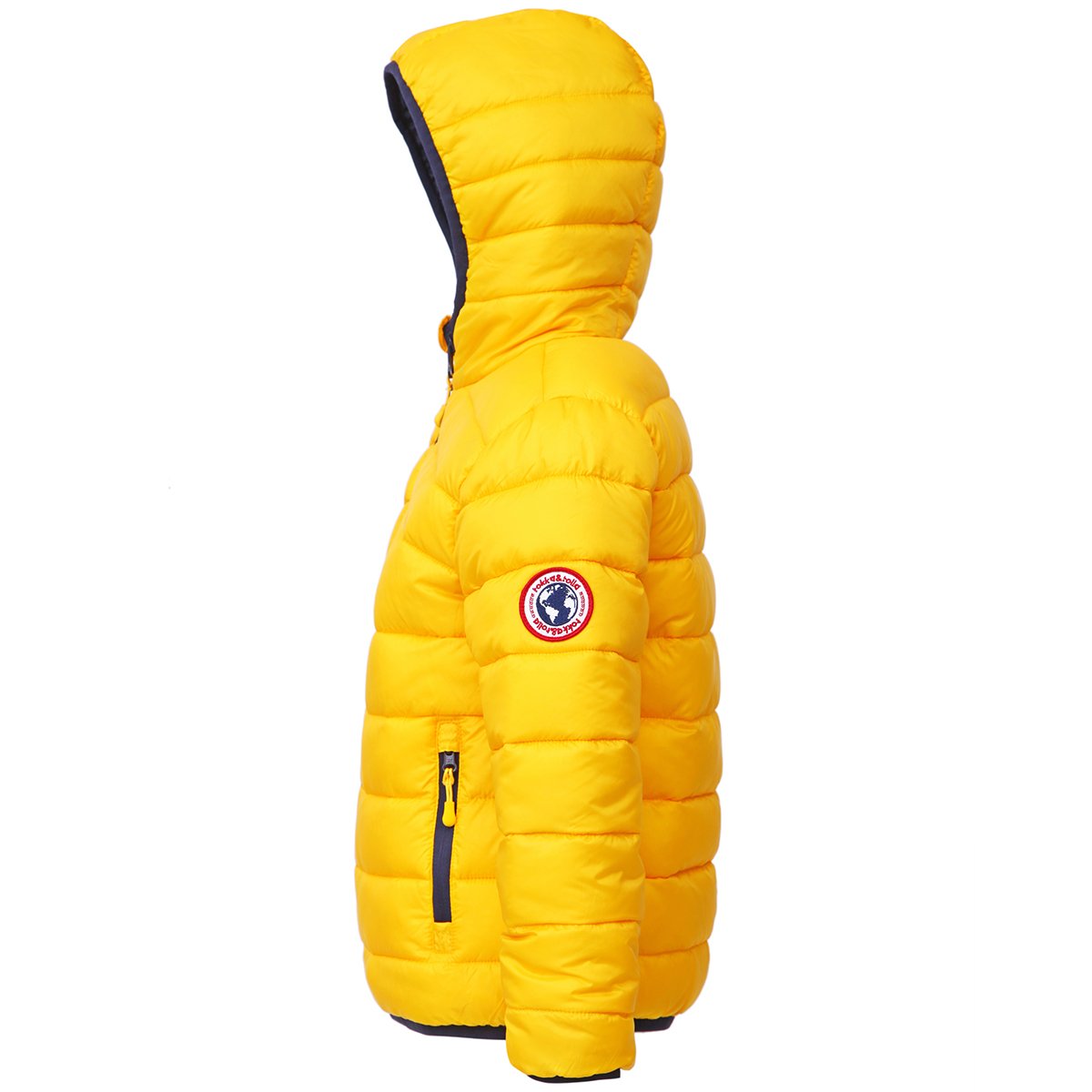 Rokka&Rolla Boys' Reversible Lightweight Puffer Jacket Hooded Water-Resistant Winter Coat
