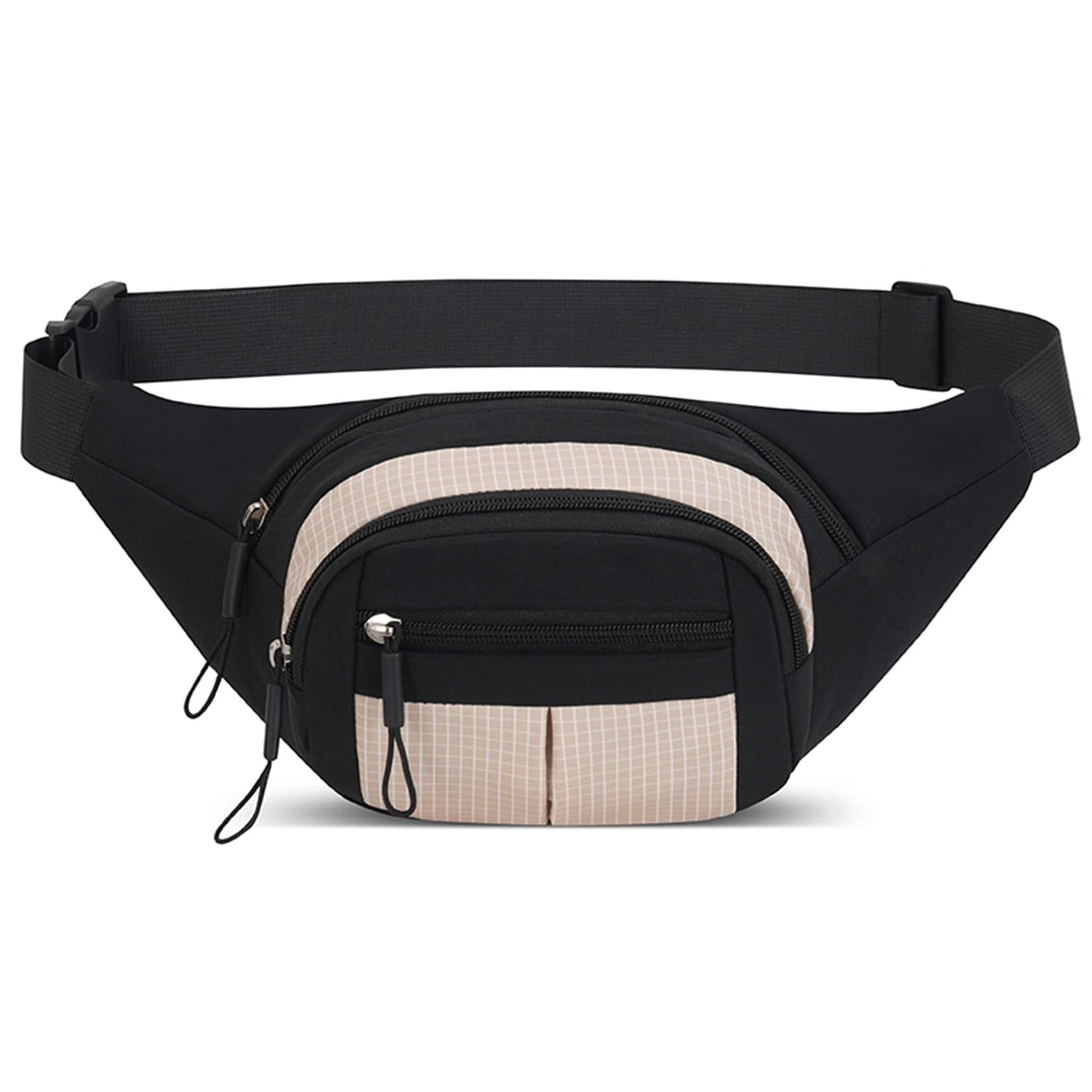 Ausion Fanny Pack Waist Bag for Men&Women Adjustable Belt Hip Bum Bag Fashion Water Resistant Hiking Waist Bag for Traveling Casual Running Hiking Cycling