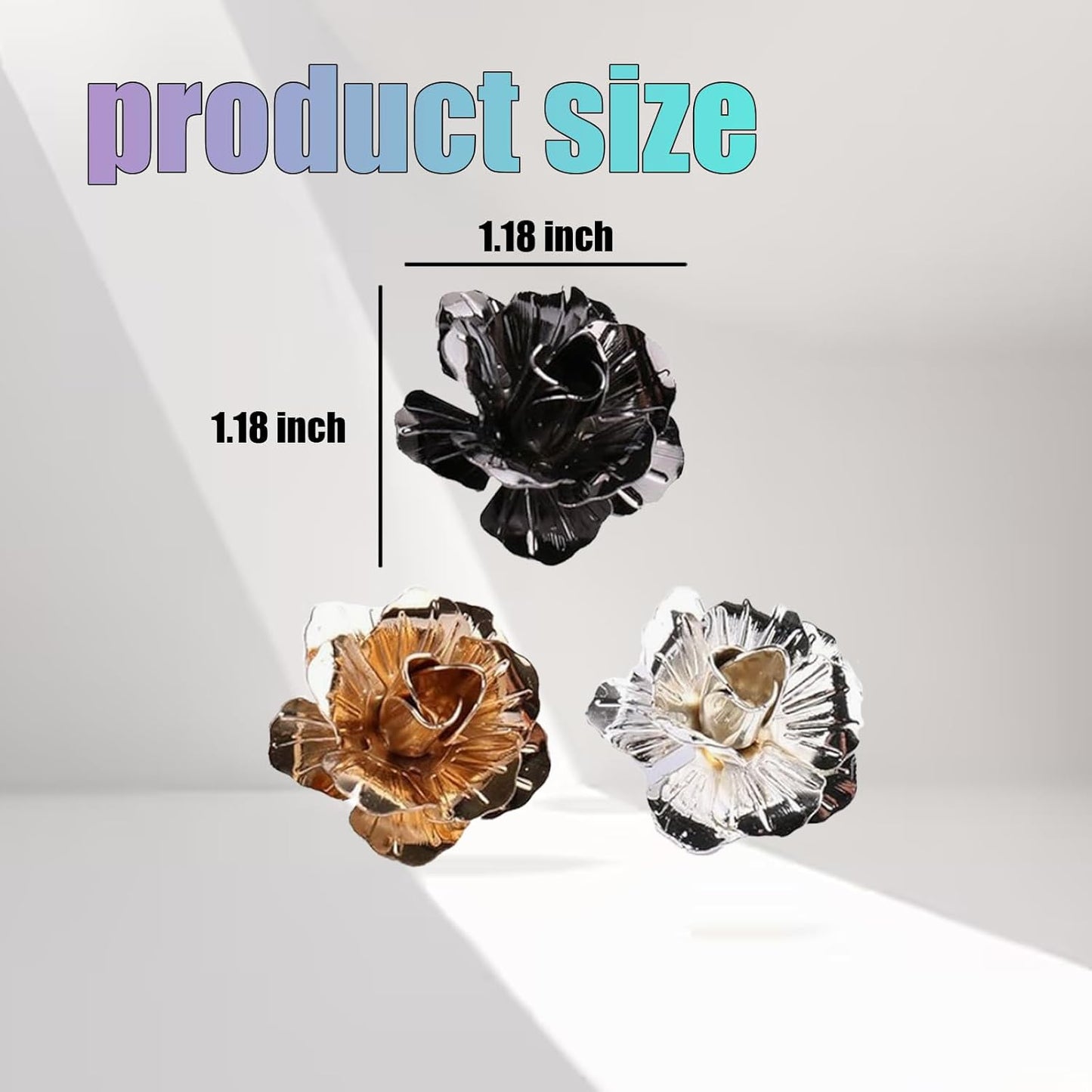 Elegant Flower Lapel Pins for Men – Set of 3 Floral Boutonniere Pins for Suits, Blazers & Tuxedos – Stylish Men's Accessories for Weddings, Parties, Business & Formal Occasions