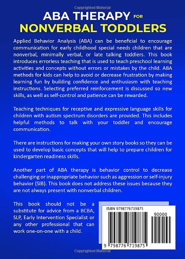 ABA Therapy for Nonverbal Toddlers: Developing Communication Skills for Kids with Autism