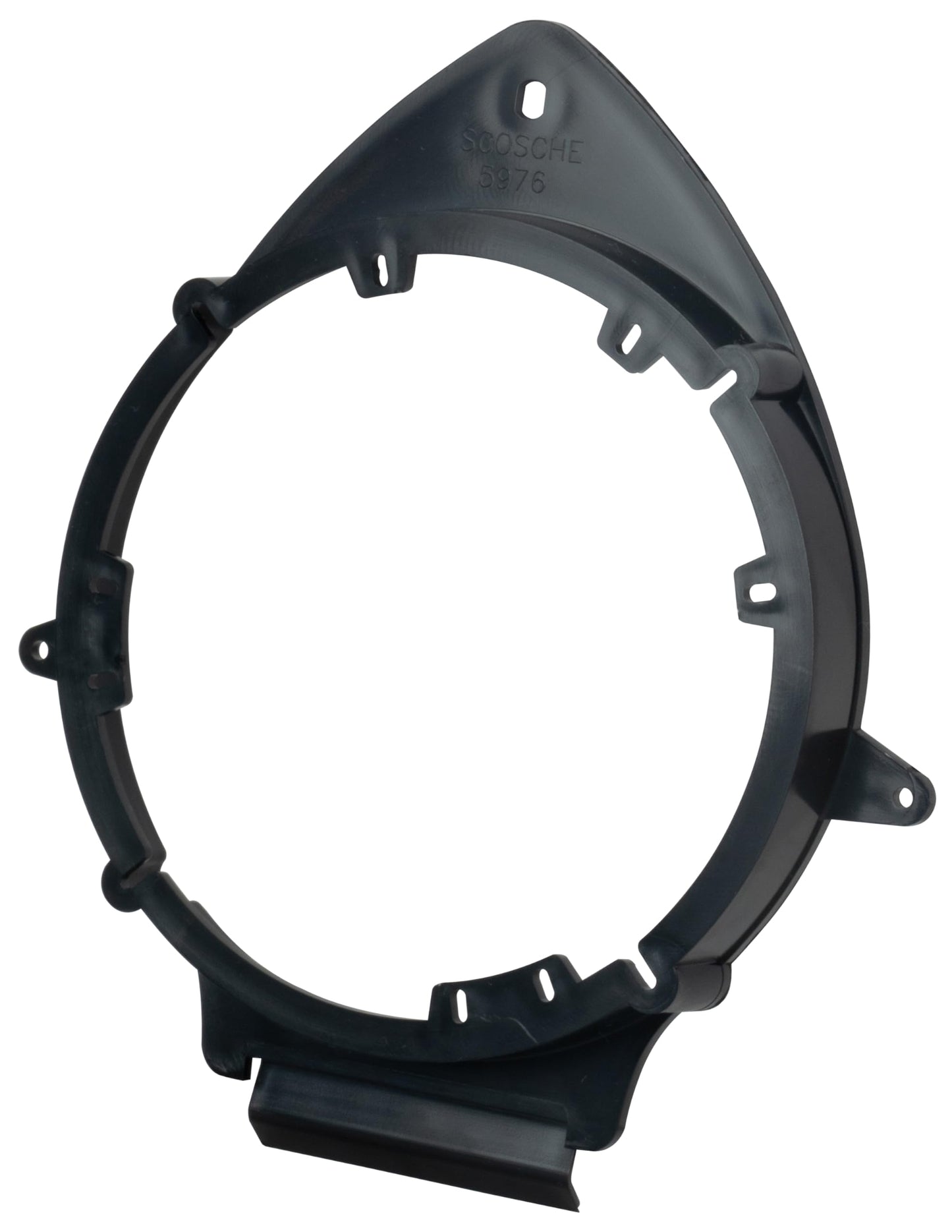 Scosche SAGMHR634 6.5”-6.75” Speaker Adapters Compatible with Select 2005-20 GM Vehicles - 6 1/2" to 6 3/4" Adapter Spacer for Car Door Speakers - Sold in Pairs - See Fit Guide in Image for Vehicles