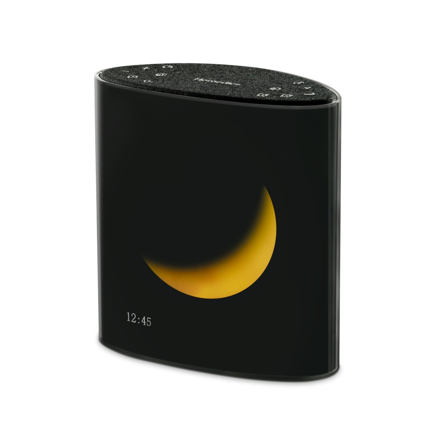 Homedics Sound Sleep Moon Dream Sound Machine and Alarm Clock, Enhance Sleep,18 Soothing Sounds, Lunar Display, Bluetooth® Connectivity Speaker, and Adjustable Brightness
