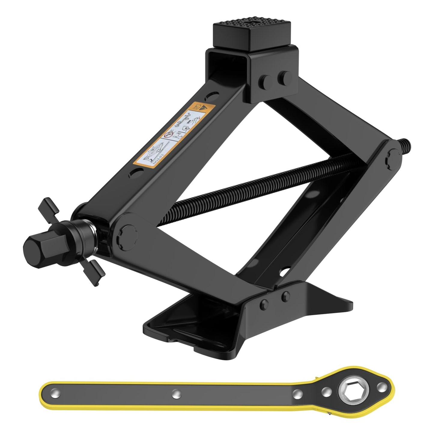 Universal Car Jack Kit Scissor Jack for Car 2 Ton Spare Tire Changing Kit,Portable Tire Jack Repair Kit with Lug Wrench,Car Lifting Jack for Auto/SUV/MPV