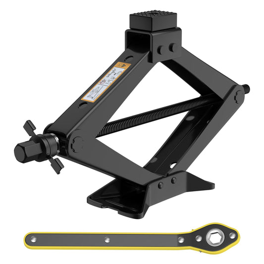 Universal Car Jack Kit Scissor Jack for Car 2 Ton Spare Tire Changing Kit,Portable Tire Jack Repair Kit with Lug Wrench,Car Lifting Jack for Auto/SUV/MPV