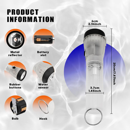 5 in 1 Camp Lamp Emergency Flashlight Outdoor Water Sensor Survival Gear and Supplies Tent Light Camping Essentials for Hurricane,Hiking,Outdoor Walking, Emergency,Storms and Outages Lamp