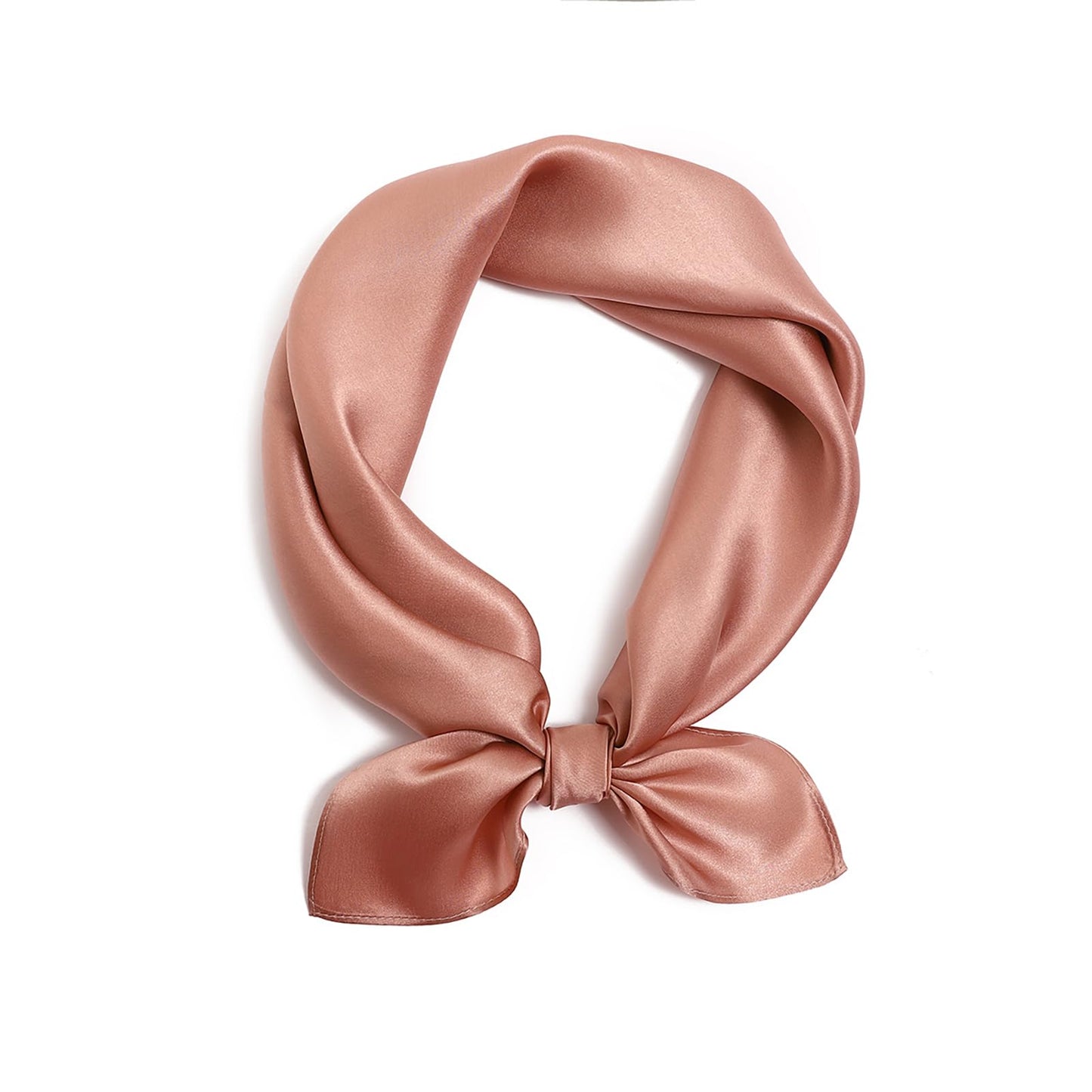 STARWHISPER 100% Pure Mulberry Silk Square Scarf27 x27 Lightweight Neckerchief Hair Scarf Headscarf Night Sleeping