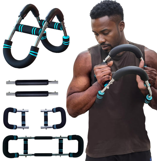 Ultimate Twister Arm Trainer, Adjustable Chest Workout Equipment, Arm Trainer for Men, Chest Trainer for Men, Shoulder Muscle Training, Portable Spring Resistance Home Fitness Equipment