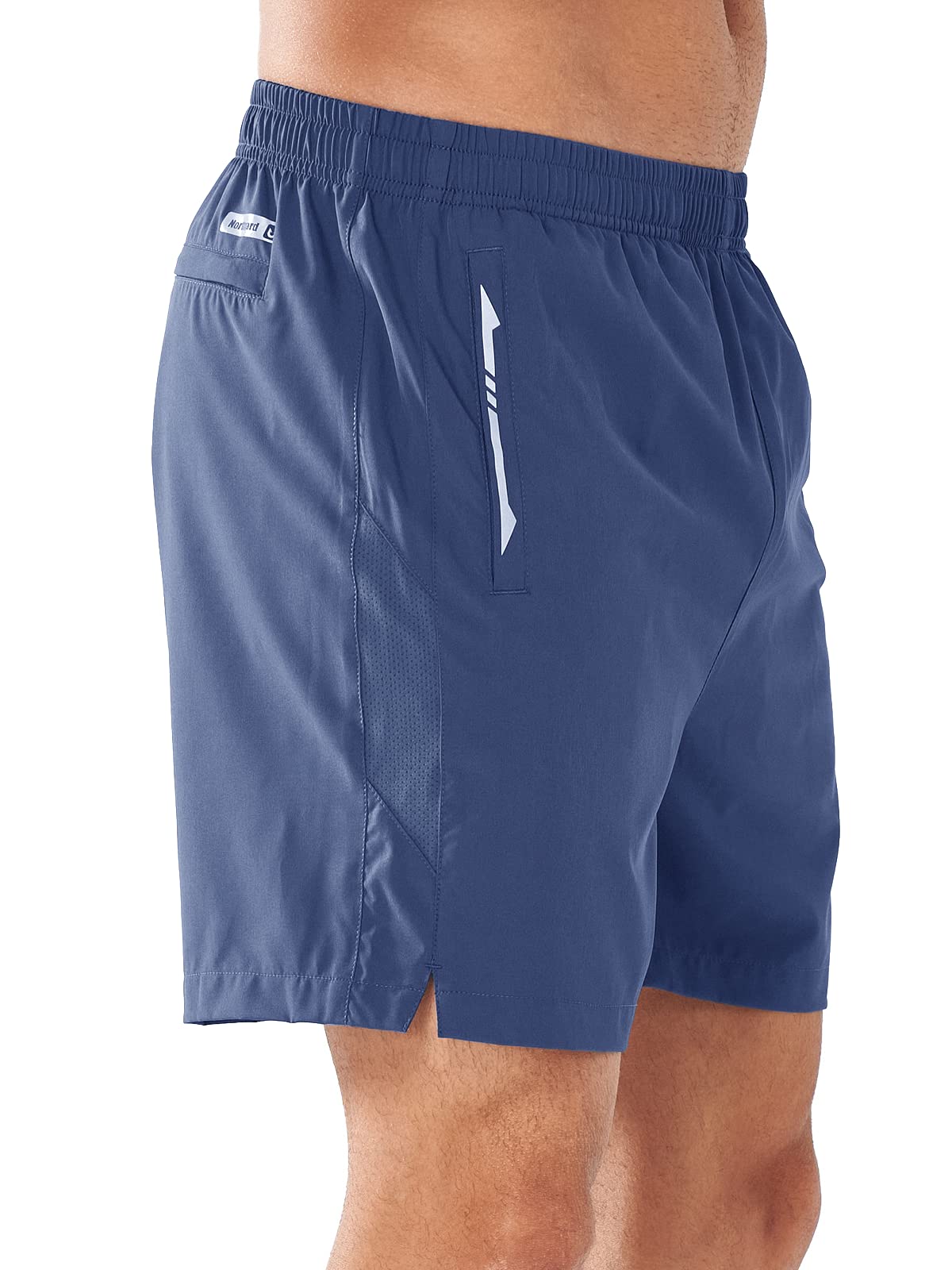 NORTHYARD Men's Running Athletic Shorts 5"/ 7"/ 9" Workout Gym Short Tennis Quick Dry Active Sport Hiking Basketball-5'' FEDERALBLUE-L