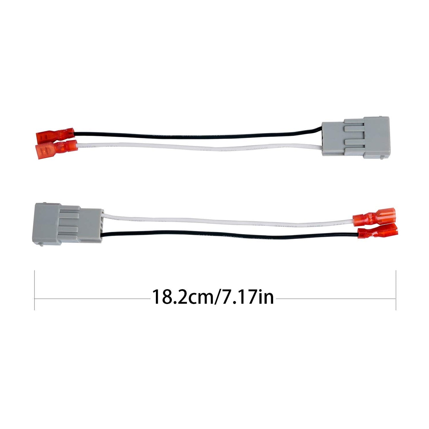 HSTECH 72-7800 2 Pairs (4 Pack) Car Speaker Connector Harnesses for with 1990-Up Honda and Acura Vehicles