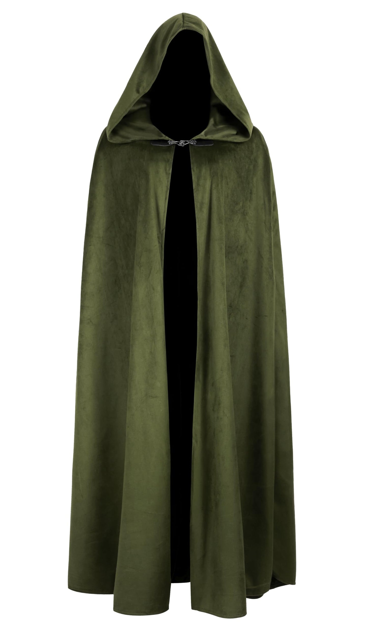 Medieval Cloak with Hood Renaissance Cape for Men and Women Halloween Costume