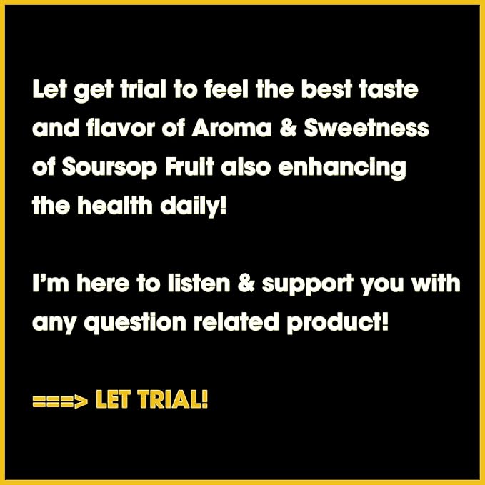 Soursop Tea Bags, Aroma & Sweetness - 100% Pure Soursop Fruits, 0% Dried Sour sop Leaves (Hojas De Guanabana, Graviola), Health Herbal Tea.