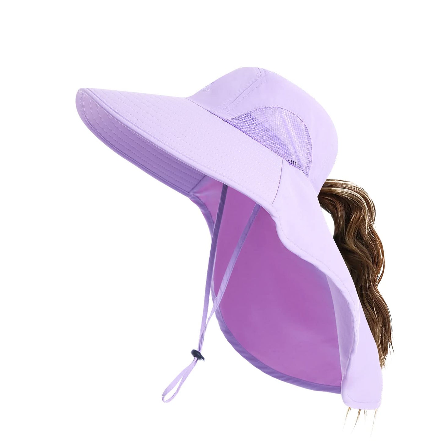 Outdoor Sun Hat for Men with 50+ UPF Protection Safari Cap Wide Brim Fishing Hat with Neck Flap, for Dad…