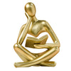 Estatua de pensador para decoración de estanterÃa, arte abstracto, escultura de pensador, estética, decoración moderna del hogar para sala de estar, oficina, estantes, mesa auxiliar, decoración