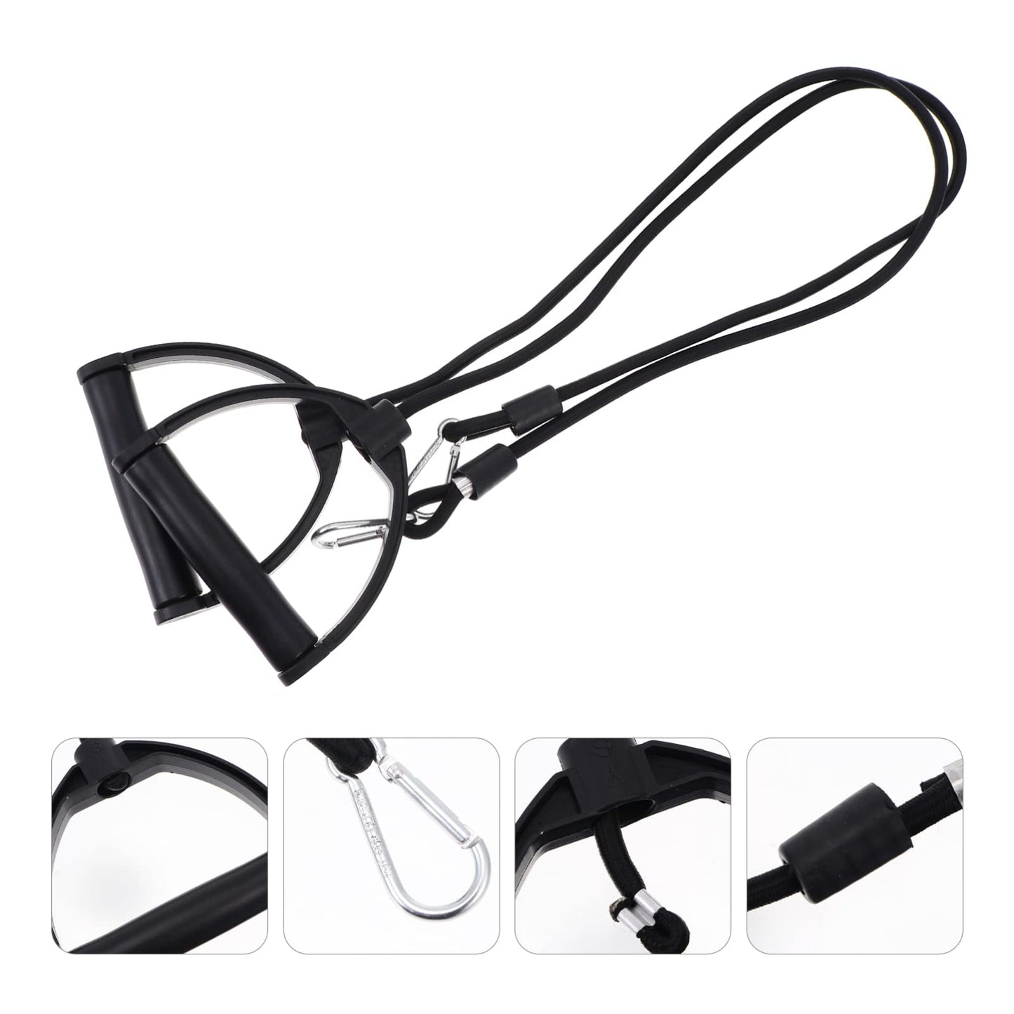 VOSAREA 1 Pair of Stepper Resistance Bands Fitness Pull Ropes Fitness Resistance Belts
