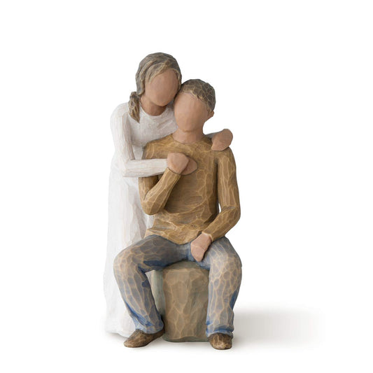 Willow Tree You and Me, Sculpted Hand-Painted Figure (Lighter Skin Tones & Hair Color)