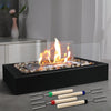 Smores Maker Kit - US Patent Design - Portable Tabletop Flame with Stones Decorated for Movie Nights, Yard, Gift for Home Decor, Housewarming, Parties and Weddings (Gel was not Included)